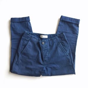 Madewell Blue Cuffed Pants/Trousers